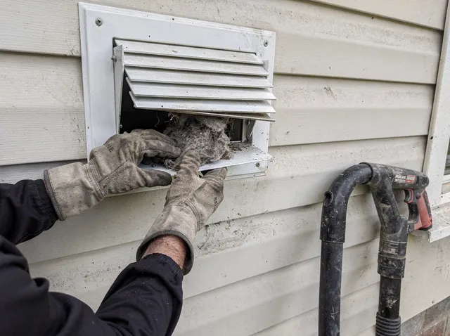 Dryer Exhaust Vent Cleaning in Heath