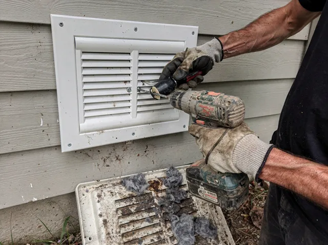 Dryer Vent Cover Replacement in Heath