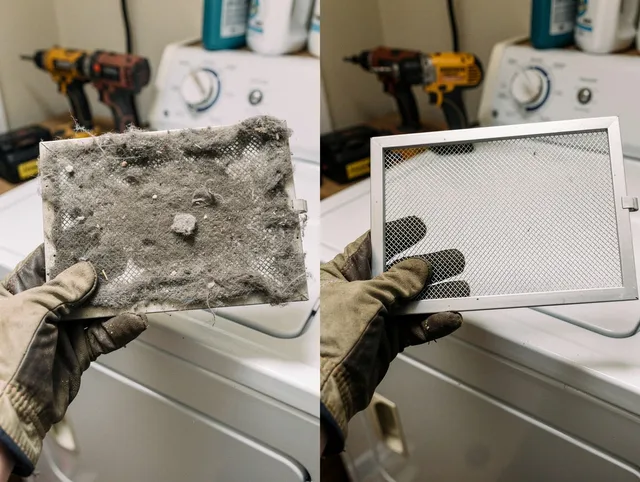 Professional lint trap cleaning by Heath Dryer Vent Cleaning in Heath