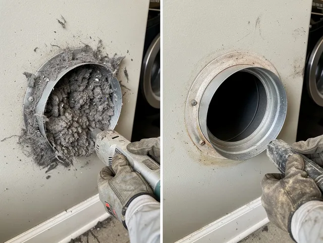 Professional clogged vent cleaning by Heath Dryer Vent Cleaning in Heath